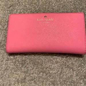 Never used Kate Spade pink wallet